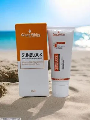 Gluta White Sunblock SPF 60++ Matte Cream - Image 3