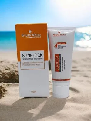 Gluta White Sunblock SPF 60++ Matte Cream - Image 2