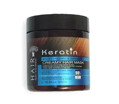 Keratin Moisturizing Hair Mask for Dry Damaged Hair - Image 3