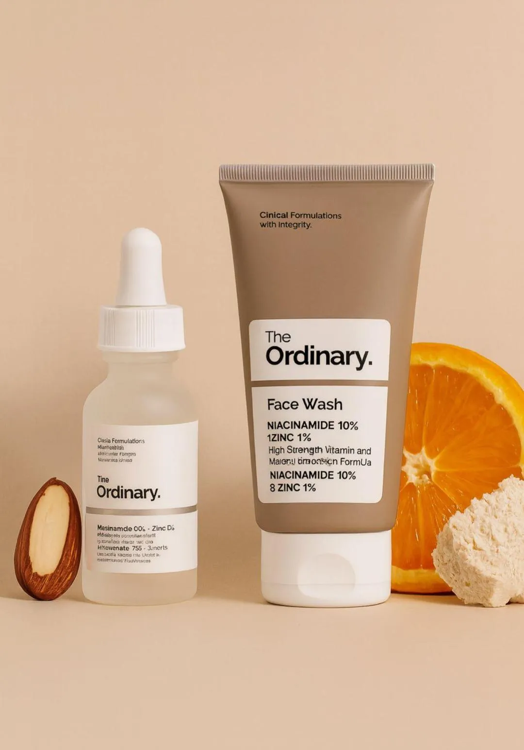 The Ordinary Face Wash & Serum Combo